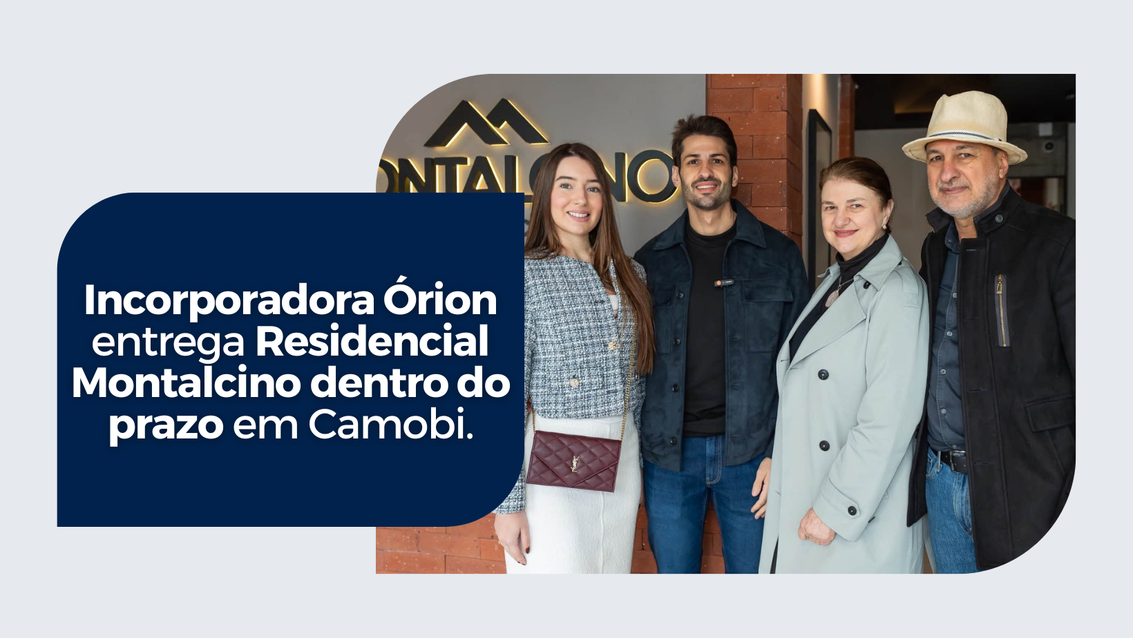 Incorporadora Órion entrega o Residencial Montalcino dentro do prazo em Camobi